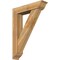 Ekena Millwork Traditional Traditional Rough Sawn Bracket w/ Offset Brace, Western Red Cedar, 8"W x 36"D x 48"H BKT0806X36X48TRA01RWR - alternate 1